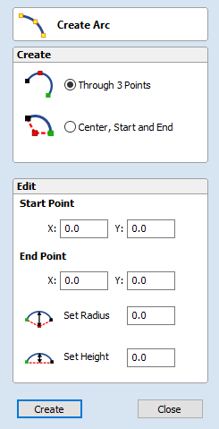 Create Arc Form