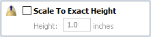 Scale to Exact Height