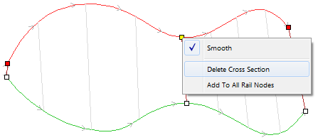 Delete Cross Section Pop-up