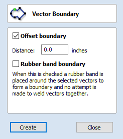 Vector Boundary Form