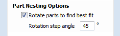 Part Nesting Options