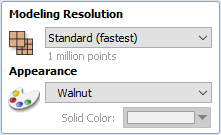 Modeling Resolution Settings