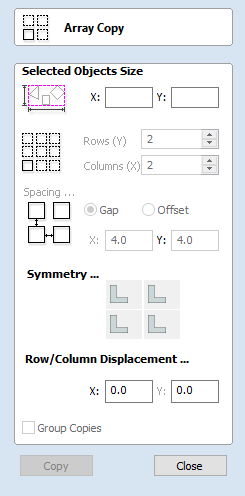 Linear Array Copy Form