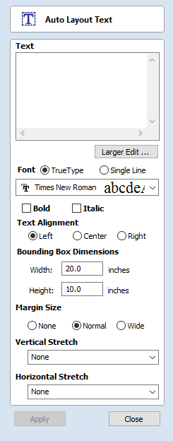 Create Text Form