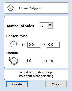 Draw Polygon Form