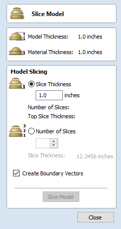 Slice Model Form