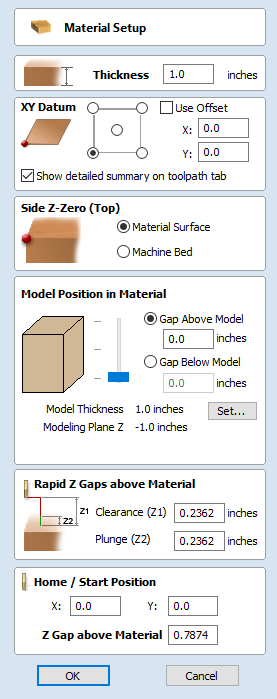 Preview Toolpaths Form