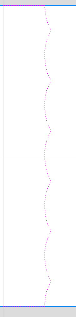 Results of unwrapping the hexagonal cross section