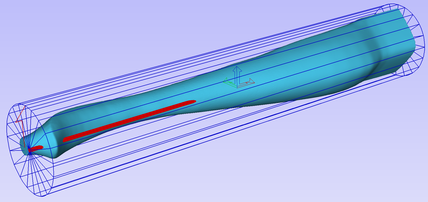 Initial orientation of imported model